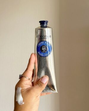 L'Occatine Shea butter hand cream.