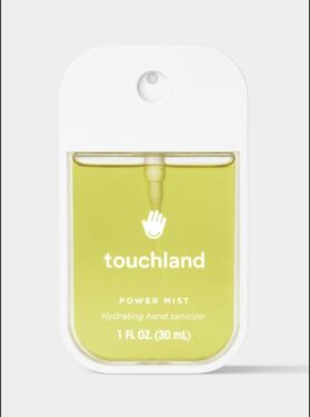 Touchland Vanilla Blossom Hand Sanitizer.