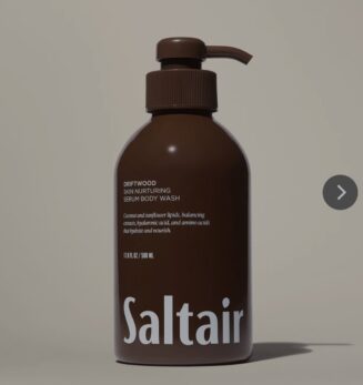 Saltair Driftwood Serum Body wash.