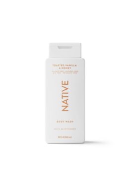 Native Toasted Vanilla & Honey Body Wash.