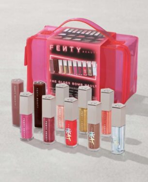 Fenty Beauty The Gloss Bomb Vault  10piece Full Size Lip Set.