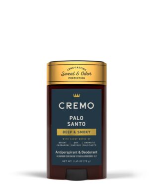Cremo Palo Santo Antiperspirant and Deodorant.