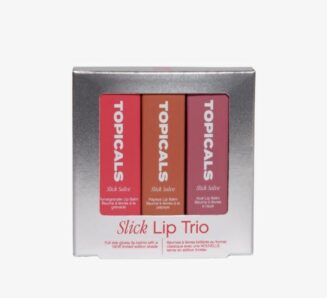 Topicals Slick Lip Trio Lip Balm Set.