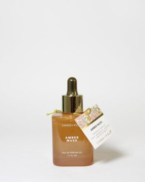 Sand+Fog Amber Musk Perfume Oil Dropper.