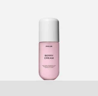 Phlur Berry Cream Body Mist.